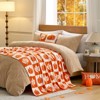 Snuggle Sac Ultra-Soft Microfiber Fall Checkered Pumpkin Maple Leaf Throw Blanket, Seasonal Decorative Accent - 3 of 4
