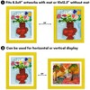 Americanflat Kids Art Frame 10x12.5 inches with 8.5x11 inches Mat - Composite Wood And Glass - Holds 100 Artworks - 4 of 4