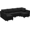Belffin U-Shaped Modular Sectional – Storage Ottoman System & Pet-Resistant Velvet - 3 of 4