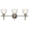 Kichler Lighting Avery 3 - Light Vanity in  Brushed Nickel - 4 of 4