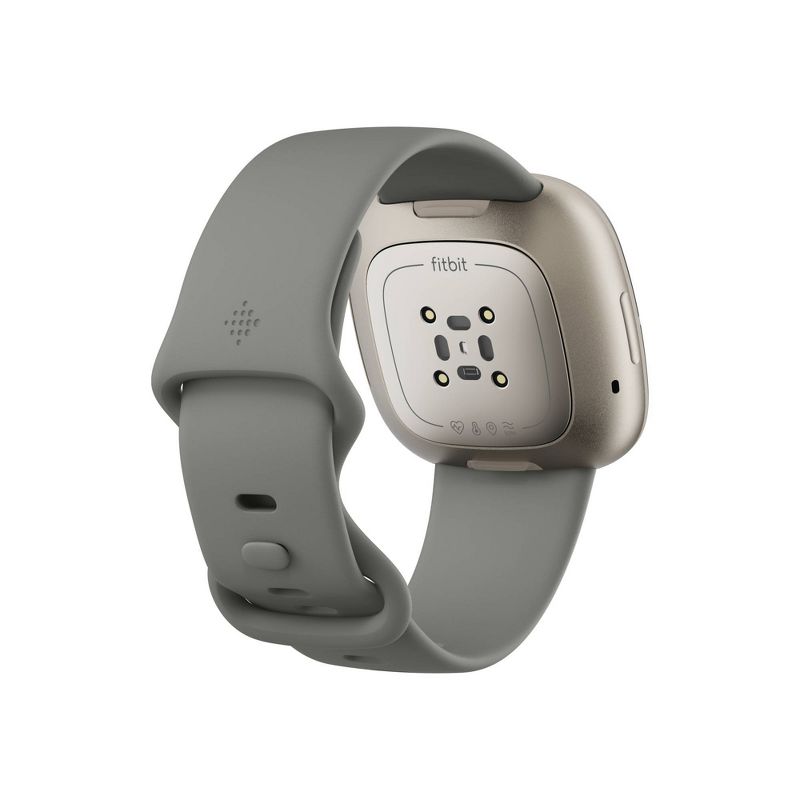 Fitbit Sense Smartwatch Silver with Sage Band, 4 of 13