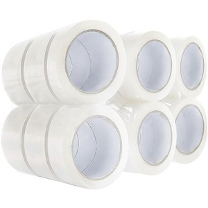 Itopfox Clear Packing Tape, 12 Rolls Heavy Duty Packaging Tape for Shipping, Moving, Sealing, 3 mil Thick, 65 Yards Per Roll, Total 780 Yards - 1 of 4