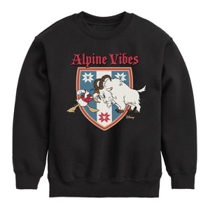Boys' - Disney - Alpine Vibes Graphic Long Sleeve Fleece Sweatshirt - 1 of 4