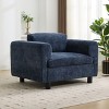 NicBex Woven Velvet Oversized Accent Chair,Upholstered Living Room Chairs with Mid-Height Backrest,Modern Armchair,Accent Chairs for Living Room - 4 of 4