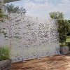 Dovelina Metal Outdoor Privacy Screen Freestanding Patio Decorative Screens - 4 of 4