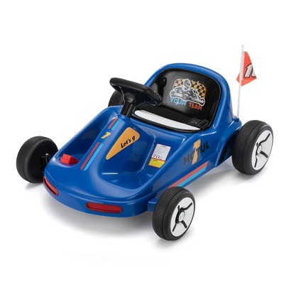 Whisen Kids Go-Kart Ride-On Car with 4-Wheels,  Cushioned Seat and Adjustable Safety Belt