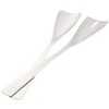 Sol Living 2-Piece Stainless Steel Italian Salad Server Set Utensils for Fruits, Veggies - 3 of 3
