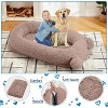 Nasitip 71"x45"x12"  Human Dog Bed for Adults with Blanket, Storage Pockets, Foam Support & Removable Cover - 3 of 4
