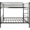 Streamdale Twin over Twin Bunk Bed, Metal Frame with Ladder - 3 of 4