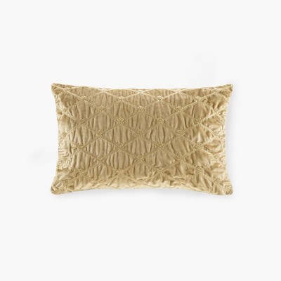 Kumasinova 22"/20"/18" Decorative Pillows for Bed,Hand-Beaded Velvet Couch Pillows with 100% Goose Feather Insert,Bed Pillows for Home Decor