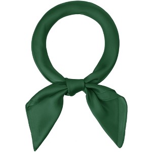 Allegra K Women's Plain Solid Color Square Neck Scarves Neckerchief - 1 of 4