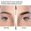 Unique Bargains Soft Double Heat Angled Eyebrow Brush Eyelash Extension Brush for Women Eye Makeup - 4 of 4
