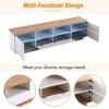 Modern TV Stand for TVs up to 80'', Media Console with Multi-Functional Storage, Entertainment Center with Door Rebound Device for Living Room - 4 of 4