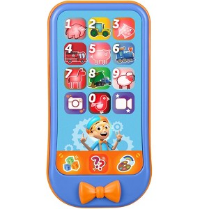eKids Blippi Toy Phone for Toddlers, Educational Toys for Kids – Blue (BL-160.EMV1OL) - 1 of 3