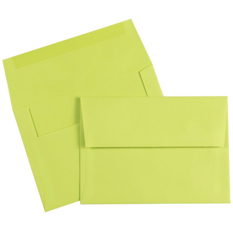 JAM Paper 50pk Brite Hue A7 Envelopes 5.25" x 7.25", 6 of 7