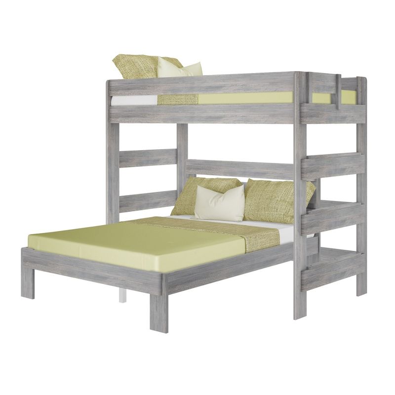 Max & Lily Farmhouse Twin over Queen L-Shaped Bunk Bed, 1 of 6