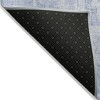 Sky Blue Denim Blue And Ivory Abstract Washable Indoor Outdoor Area Rug - 4 of 4