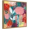 16" x 16" Sensuality Plants by Corina Capri Framed Wall Canvas - Amanti Art: Modern Abstract Botanical Decor - 2 of 4