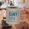CUNY School of Public Health Primary Logo Ceramic Coffee Mug Novelty Gift Mugs for Coffee Tea and Hot Drinks 11oz White - 4 of 4