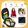 Costway 2-IN-1 Folding Ride on Suitcase Scooter with LED Wheels Brake System Kids toy Gifts - 4 of 4
