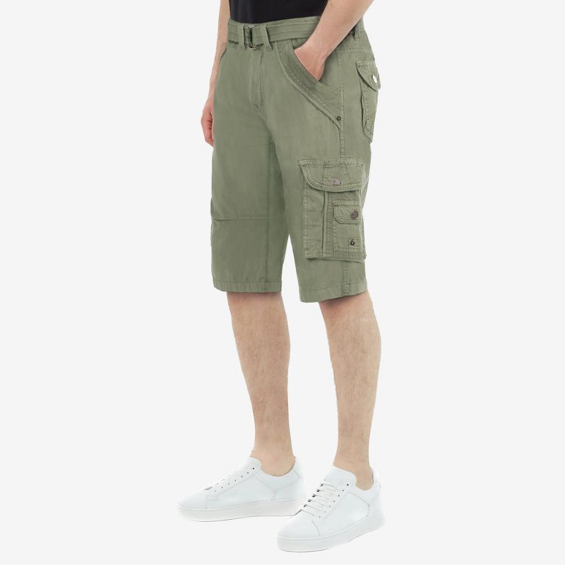 X RAY Men's Big & Tall Classic Fit 12.5" Inseam Knee Length Cargo Shorts, 4 of 5