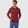 Anna-Kaci Active Men's Long Sleeve Pullover Hoodie with Front Kangaroo Pocket and Athletic Fit - 2 of 4