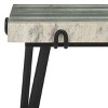 Marlin Marble Side Table - ACC3717A - Multi Marble/Black - Safavieh - 3 of 4