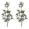 Melrose Blue Berry Foliage Spray (Set of 2) - 2 of 3