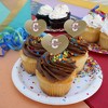 College of Charleston Secondary Heart Love Cupcake Picks Toppers Decoration Set of 6 - 4 of 4
