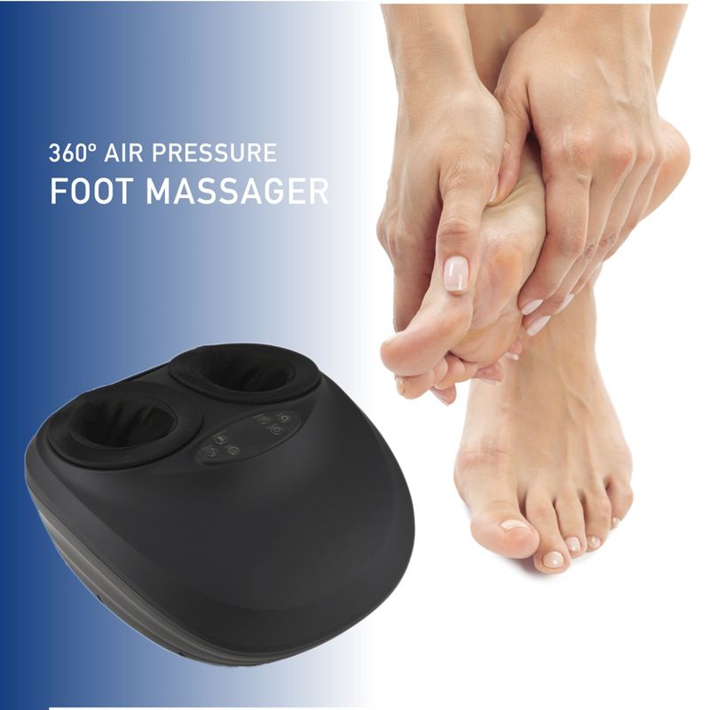 Brookstone Shiatsu Foot Massager with Heat & Air Compression, 4 of 7