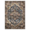 Vintage Medallion Print Area Rugs for Living Room Bedroom Indoor Non-Slip Low Pile Accent Rug Home Decor - 3 of 4