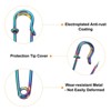 Unique Bargains Metal DIY Blankets Crafts Brooch Making Home Sewing Large Safety Pins 24 Pcs - 3 of 4