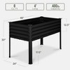 Best Choice Products 48x24x30in Elevated Galvanized Metal Garden Bed w/ Corner Protectors - 2 of 4