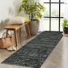 Coolmee Area Rug Boho Textured Design Living Room Non Slip Low-Pile Soft Bedroom Rug Stain Resistant Playroom Carpet - 4 of 4