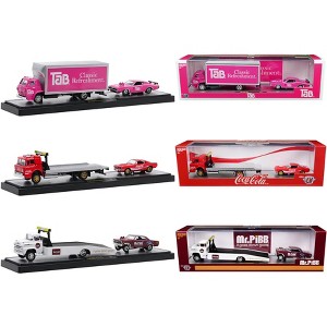 Auto Haulers "3 Sodas" Set of 3 pieces Release 15 Limited Ed to 8400 pieces Worldwide 1/64 Diecast Model Cars by M2 Machines - 1 of 4