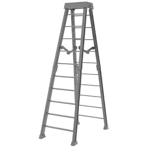 Large 10 Inch Breakable Silver Ladder for WWE & AEW Wrestling Action Figures - 1 of 2