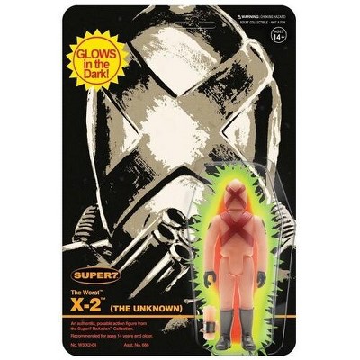 Super7 - The Worst ReAction Figures Wave 3C - X-2 (Monster Glow) SDCC '22