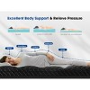 kayamas 3" Double-layer Mattress Topper include 2"  Gel Memory Foam and 1" Pillow Top Mattress Pad Cover with Elastic deep pocket - 4 of 4