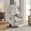 Miriam Upholstered Lift Assist Power Recliner Chair for Elderly| ART OF LIVING DESIGNS - 2 of 4