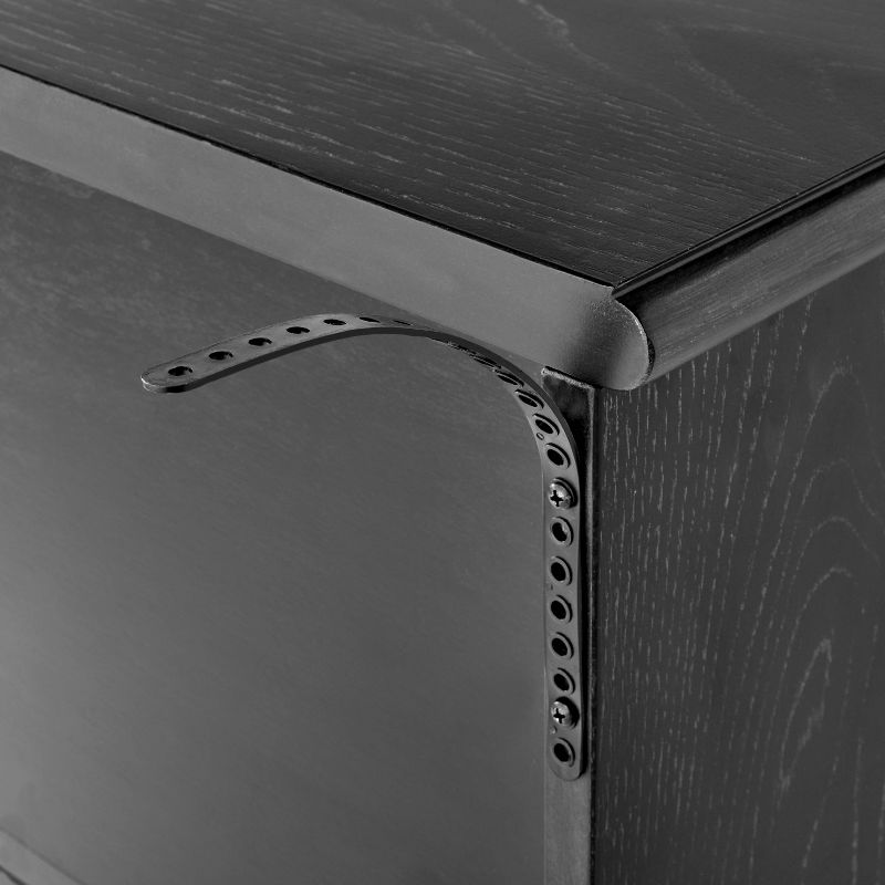 Killybrooke 2 Door Glass Cabinet Black - Threshold&#8482; designed with Studio McGee, 6 of 8