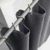 LunaLulinlk Heavy Duty Fabric Shower Curtain with 12 Metal Roller Hooks - 3 of 4