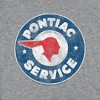 Pontiac Vintage Pontiac Service Women's Cap Sleeve Baby Rib Crop Top Athletic Heather - 3 of 4