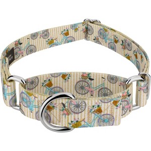 Country Brook Petz Vintage Bicycles Martingale Dog Collar Limited Edition - 1 of 4