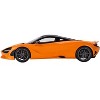 McLaren 750S McLaren Orange with Black Top 1/18 Model Car by Top Speed - 3 of 4