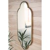 Wall Mirror - 48"H, Long Gold Metal Mirror - Elegant Wall Accent Piece By Kalalou - 2 of 3