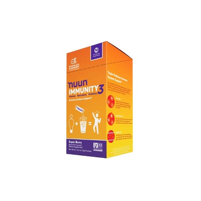 nuun Immunity 3 Vitamin C Powder - Super Berry - 10ct