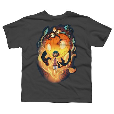 Boy's Design By Humans Halloween Spirit By AshenWorks T-Shirt