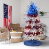 Northlight Pre-Lit Americana Tinsel Christmas Tree - 6' - Clear Lights - 2 of 4