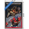 Trends International Transformers: Rise of the Beasts - Optimus Prime vs. Scourge Framed Wall Poster Prints - 3 of 4