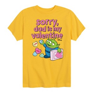 Boys' - Toy Story - Sorry Dad My Valentine Short Sleeve Graphic T-Shirt - 1 of 4